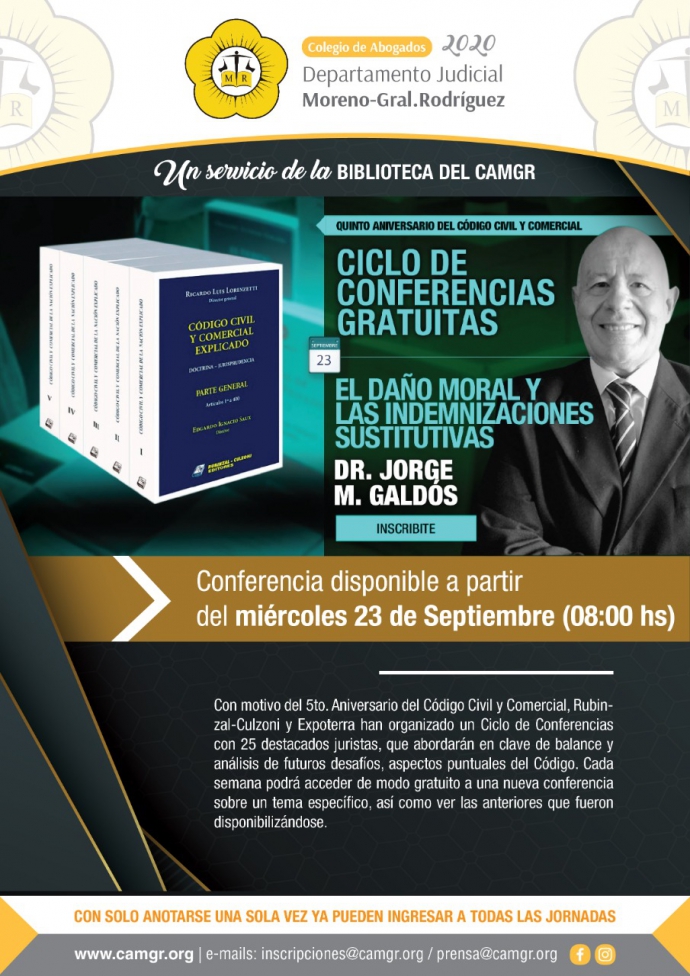 CICLO DE CONFERENCIAS GRAUITAS